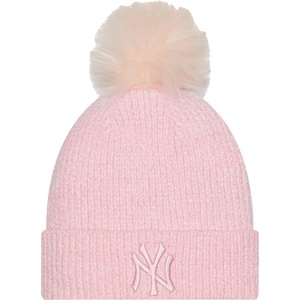 New Era Mlb wmns chenille bobble beanie new york yankees розово uni (60284837)