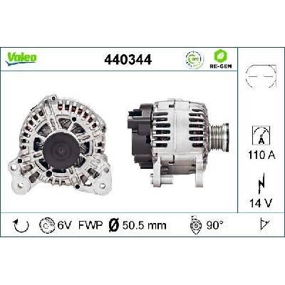 Alternátor VALEO 440344