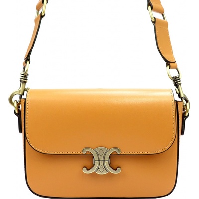 Kožená crossbody kabelka Luka 20-056 camel
