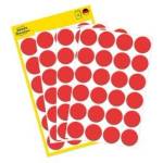 Avery Zweckform labels 18mm, red, 24 labels, for marking, packed of 4 pcs. , 3004, for handwriting