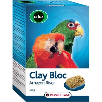 Orlux Clay Bloc Amazon River глинен блок за средни и големи папагали - 0.55кг