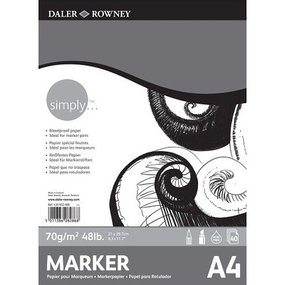 Daler-Rowney Výtvarný blok pre kreslenie fixami A3