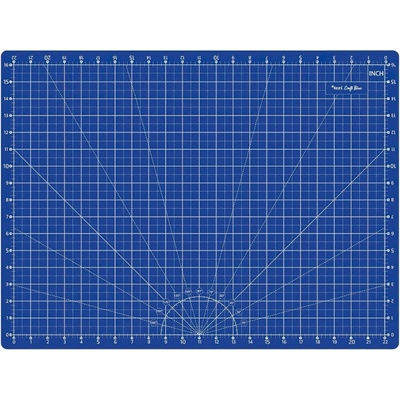 STRIMA Řezací podložka na látky, patchwork TEXI BLUE M, samosvorná, modrá, 60x45cm, vel. M , tloušťka 3mm – Zboží Dáma