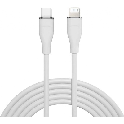 Solight SSC1902-S USB-C/Lightning, USB-C konektor - Lightning konektor, silikon, 2m