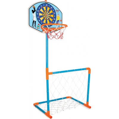 Sada fotbalová branka + koš na basketbal 2v1