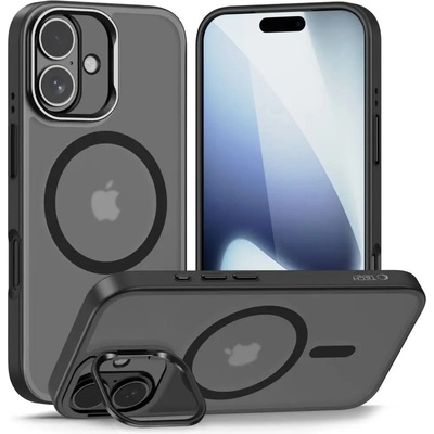Tech-Protect Калъф Tech-Protect MagStand MagSafe за iPhone 17 - черен мат (5906302330492)