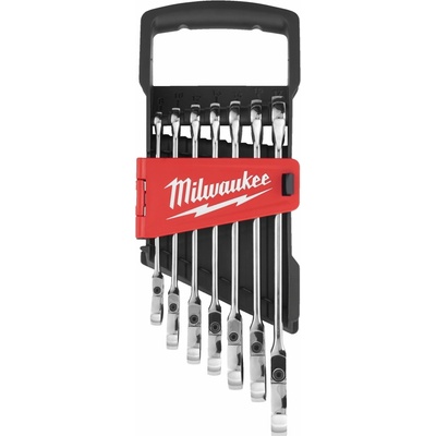 Milwaukee Maxbite Očkoploché ráčnové klíče s kloubem sada 15 ks 4932478558