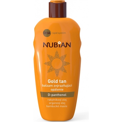 Nubian Gold tan balzám zvýrazňující opálení 200 g