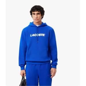 Lacoste Суичър Lacoste Piqu¿ Hoodie - Blue