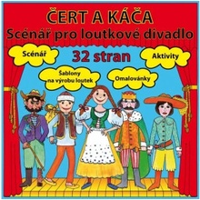 Marionetino Čert a káča scénář pohádky pracovní listy šablony