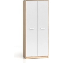BRW Nepo Plus SZF2D Bílá + dub sonoma