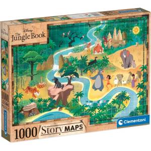 Clementoni Пъзел Clementoni от 1000 части - Книга за джунглата (39816)