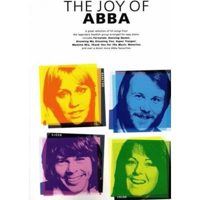 The Joy Of Abba 20 skladom pre klavír s textami a akordmi na gitaru
