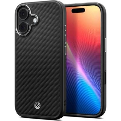 Spigen iPhone 17 SPIGEN ENZO ARAMID пластмасов протектор за телефон Magsafe, карбонова шарка, BLACK/HEAT ACS09989 (ACS09989)