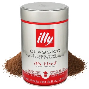 illy | Classico - чайник мока - 250 г смляно кафе