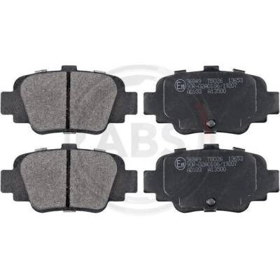 Sada brzdových platničiek kotúčovej brzdy A.B.S. 36849