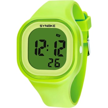 SYNOKE Детски дигитален часовник Synoke Bluppy, Зелен (SYNOKE-66896-GREEN)