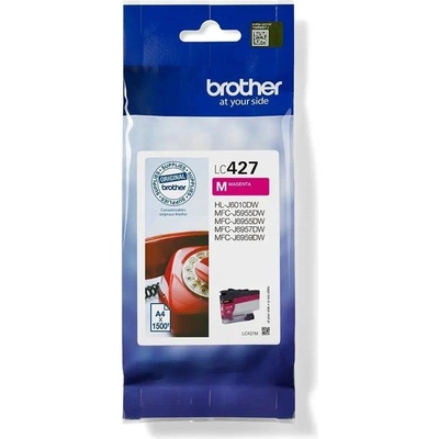 Brother Оригинален патрон Brother LC427M, 1500 страници/5%, Magenta (3015100623)