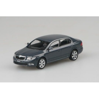 Abrex Škoda Superb II 2008 Šedá Anthracite Metalíza 1:43