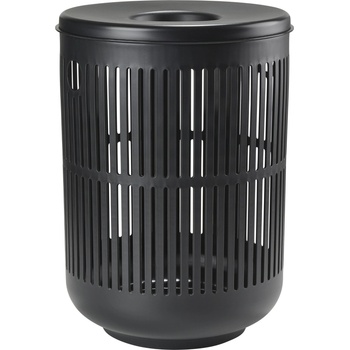 Zone Кош за пране UME, 60 л, черен, пластмасов, зона Дания (ZO26523)