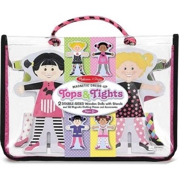 Melissa & Doug - Комплект магнитни кукли за преобличане в чантичка (14943)