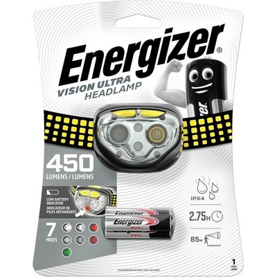 LED Energizer VISION ULTRA 450Lm, nabíjecí, 3xAAA