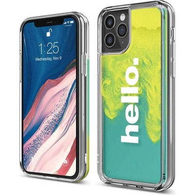 elago Sand Case Hello - дизайнерски кейс с висока защита за iPhone 11 Pro Max (зелен)