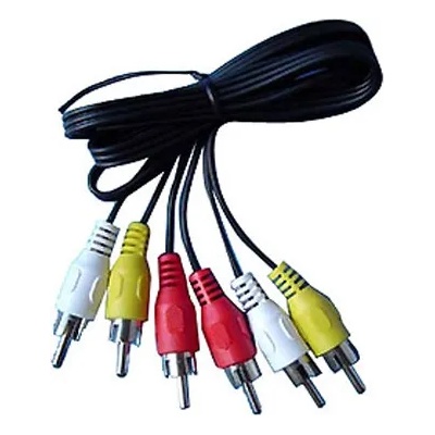 Goobay 3b RCA M/M AV кабел 2 м 50381 (50381)