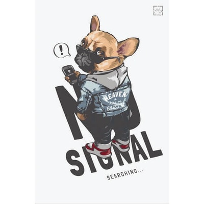 Ceduľa Buldog No Signal