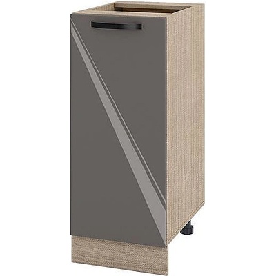 ИРИМ Долен кухненски шкаф Сити МФ-Антрацит гланц-05-40 35 см