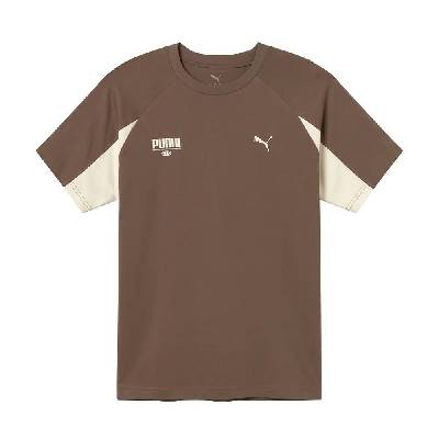 Тениска Puma Sport Graphic short sleeve T-shirt - Brown (Alpine Snow)