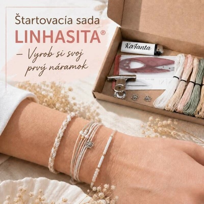 Štartovacia sada LINHASITA® na výrobu náramkov | Všetko, čo potrebuješ na svoje prvé náramky