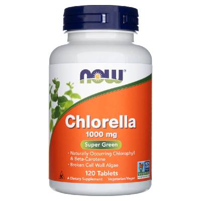 Now Foods Chlorella 1000 mg - 120 tablet