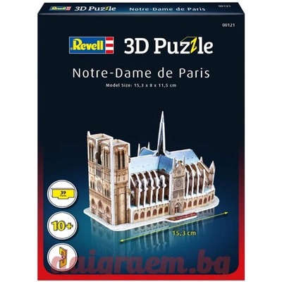 Revell 3D пъзел Revell 00121 - Нотр Дам (R00121)
