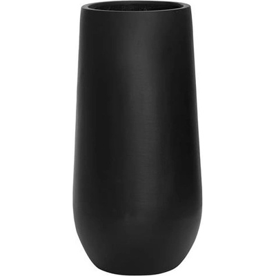 Pottery Pots květináč Nax M Black Natural Fiberstone 35 x 70 cm