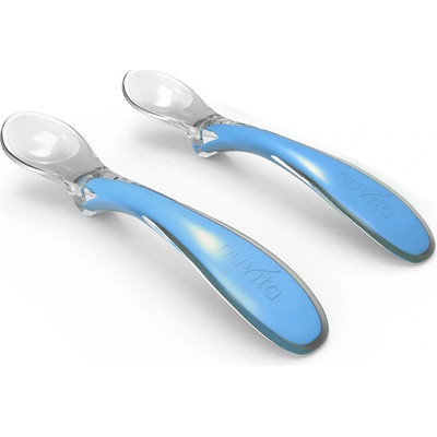 Nuvita set silikónových lyžičiek blue 8480 2 ks