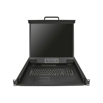 StarTech StarTech. com RKCONS1916K стелажна конзола 48, 3 см (19") 1280 x 1024 пиксела Черен 1U (RKCONS1916K)