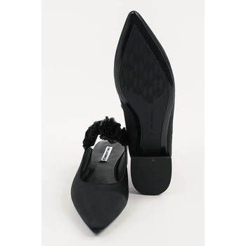 Karl Lagerfeld Балеринки Karl Lagerfeld KERRIE в черно с отворена пета KL40154 (KL40154.S0X)