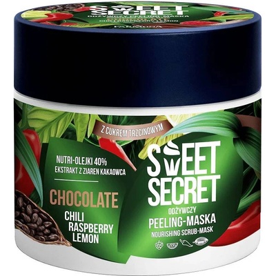 Farmona Natural Cosmetics Laboratory Sweet Secret Маслено-захарен пилинг за тяло, Шоколад, 200 ml