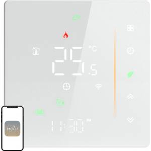 Moes WHT-006-GB-WH Wi-Fi Термостат за електрическо отопление (бял) (WHT-006-GB-WH-MS)