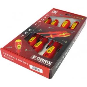 NAREX Отвертки електротехнически к-т SB/PH/PZ, 7 броя Narex Bystrice 8553 Twin Plast Elektro