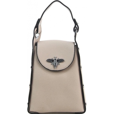Made in China Menší dámská kabelka crossbody do ruky jemně růžová