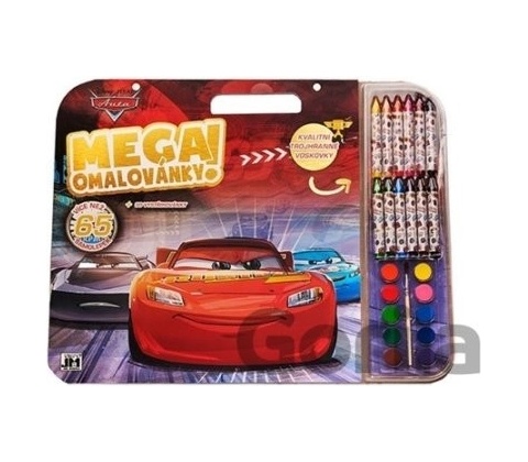 Mega omalovánkový set Auta