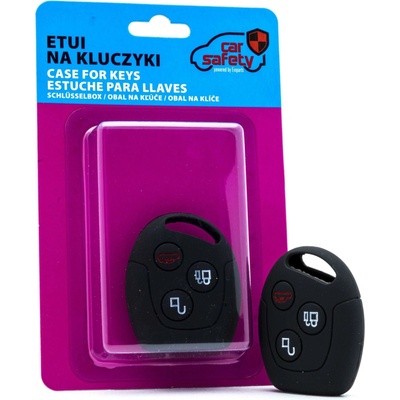 Kľúčenka CARSAFETY Silikónový obal na kľúč EPKC84 BLACK