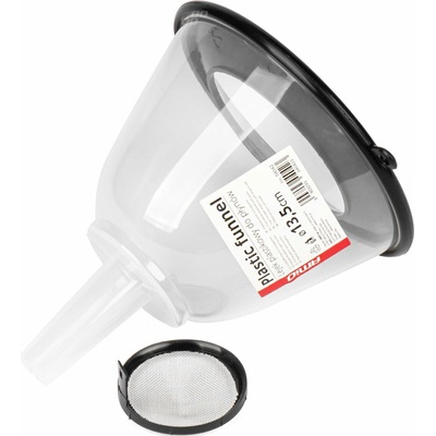 Plastový trychtýř s polovičním krytem a filtrem 13,5 cm AMIO-04042, , ,