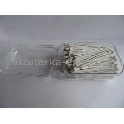 bizuterka-eshop.cz Podpichovací tyčinky na natáčky bílé 200 ks BZ-6856