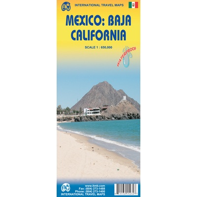mapa Mexico - Baja California 1:650 t. ITM voděodolná