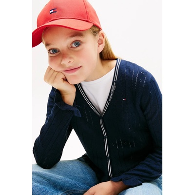 Tommy Hilfiger жилетка за деца от памук (KG0KG09361.128.176.PPY2)