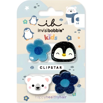 Invisibobble Kids Clipstar Polar World 4 ks