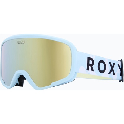 Roxy Детска маска за сноуборд ROXY Missy big flowers/clux ml light blue